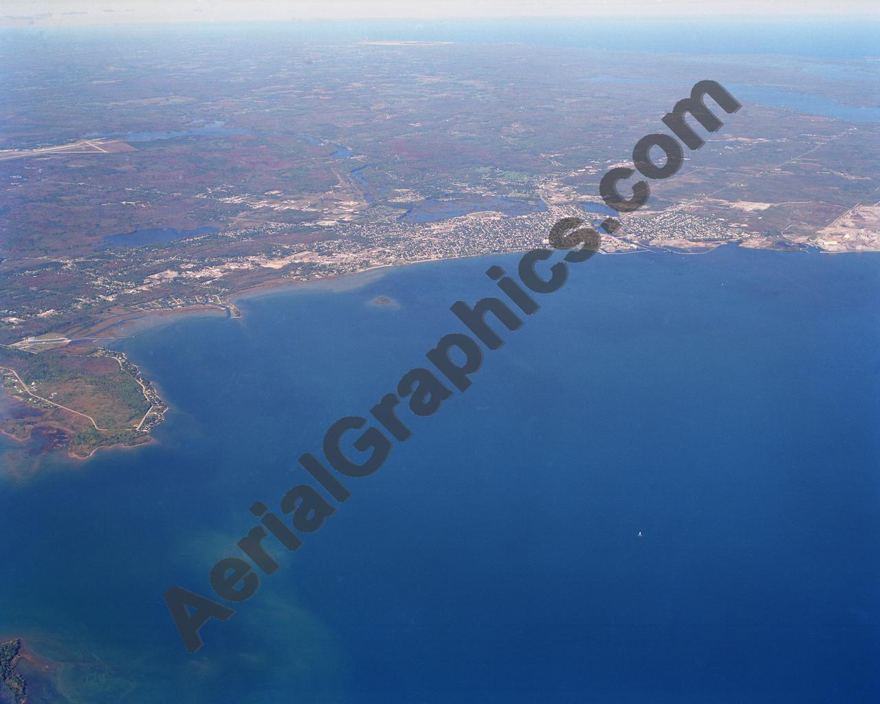 Aerial image of [1019] Alpena with Canvas Wrap frame