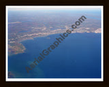 Aerial image of [1019] Alpena with Black Wood frame