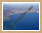 Aerial image of [1019] Alpena with Natural Wood frame