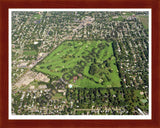 Aerial image of [1091] Kent Country Club with Cherry Wood frame