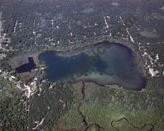 Aerial image of [1150] North Lake in Lake, MI with No frame