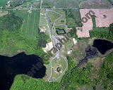 Aerial image of [1291] Gratten Speedway with Canvas Wrap frame