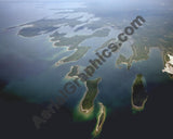 Aerial image of [1297] Les Cheneaux Islands with No frame