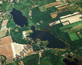 Aerial image of [1505] Lake Wilson in Hillsdale, MI with No frame