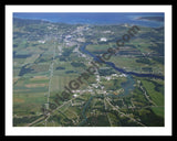 Aerial image of [1566] Black River with Black Metal frame