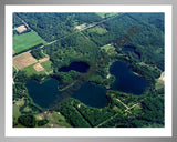 Aerial image of [172] Cool Lake in Lake, MI with Silver Metal frame