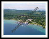 Aerial image of [1874] Northport with Black Metal frame