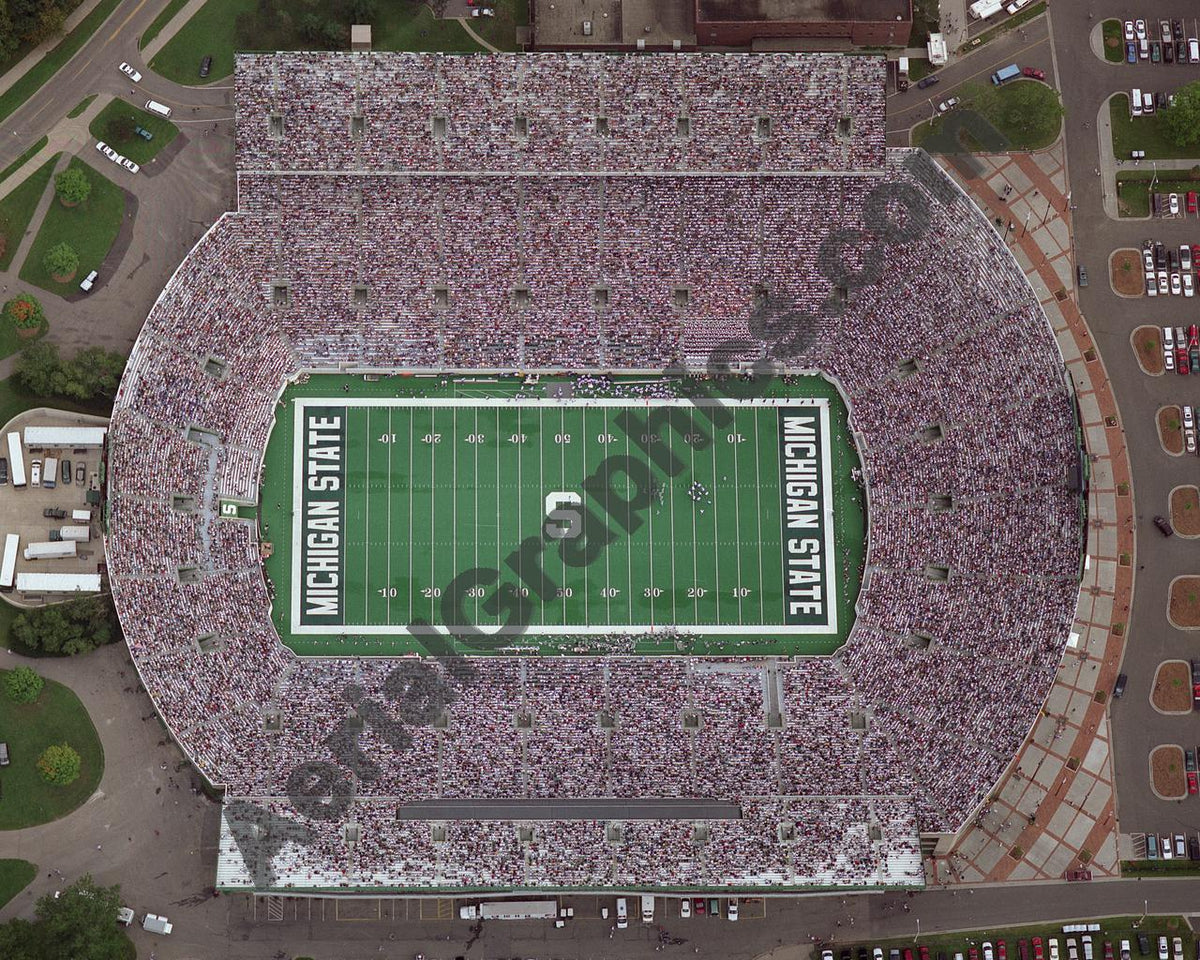 Aerial image of [2010] MSU Stadium with No frame