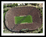 Aerial image of [2011] Michigan Stadium (The Big House) with Black Metal frame