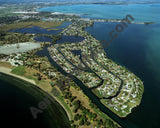 Aerial image of [2338] Saint Clair Haven with Canvas Wrap frame