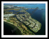 Aerial image of [2338] Saint Clair Haven with Black Metal frame