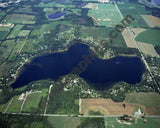 Aerial image of [241] Eagle Lake in Van Buren, MI with No frame