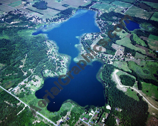 Aerial image of [2465] Pleasant Lake in St Joseph, MI with No frame