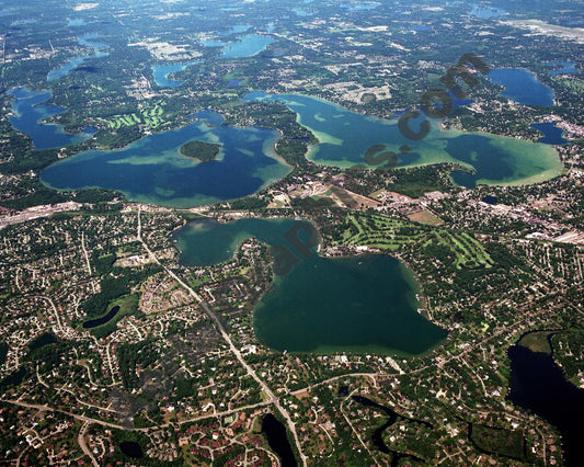 Aerial image of [2468] Oakland County Lakes in Oakland, MI with No frame