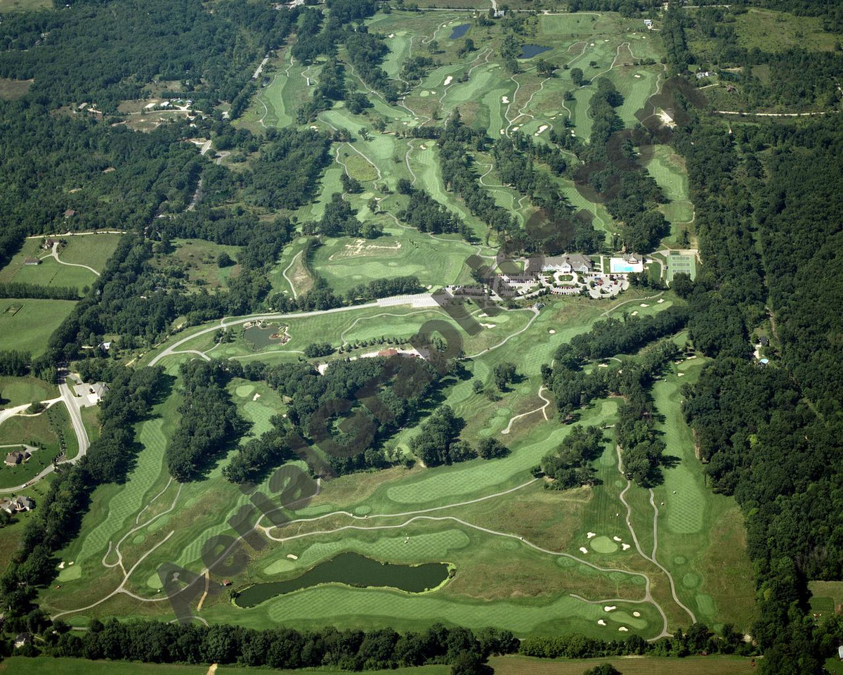 Aerial image of [2602] Egypt Valley Country Club in Kent, MI with No frame