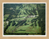 Aerial image of [2602] Egypt Valley Country Club in Kent, MI with Natural Wood frame