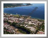 Aerial image of [2610] Traverse City with Silver Metal frame