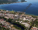 Aerial image of [2610] Traverse City with Canvas Wrap frame