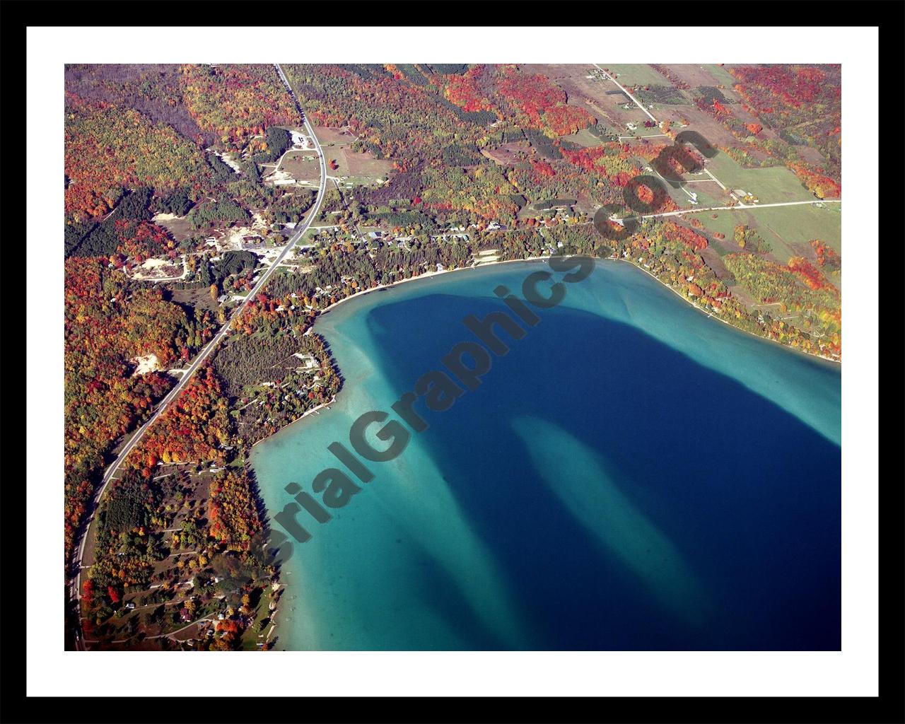 Aerial image of [2645] Eastport with Black Metal frame