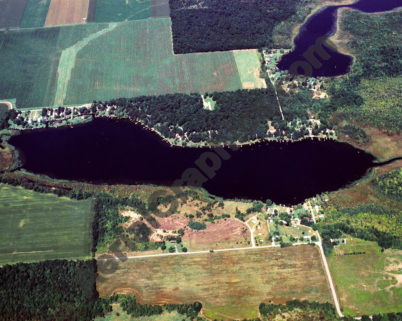 Aerial image of [264] Finch Lake in Cass, MI with No frame