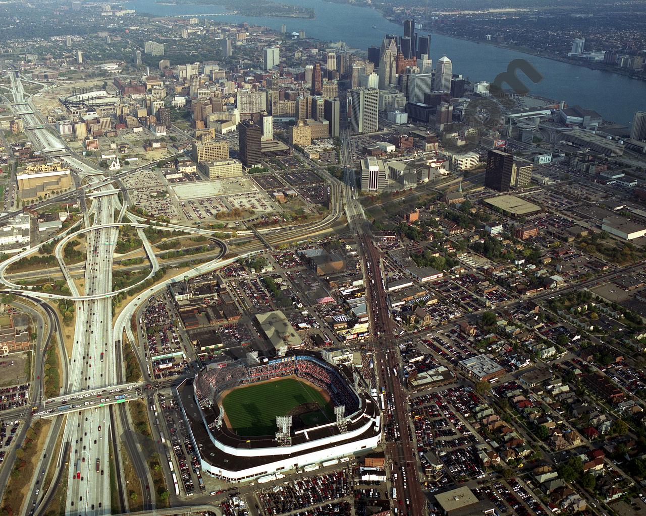 Aerial image of [2685] Tiger Stadium Neg4407 with No frame