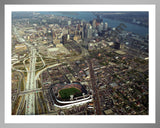 Aerial image of [2685] Tiger Stadium Neg4407 with Silver Metal frame