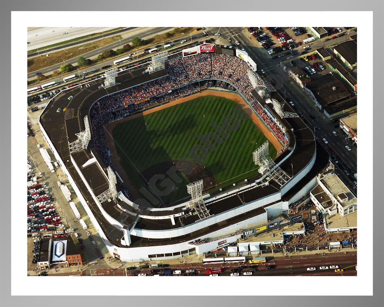 Aerial image of [2721] Tiger Stadium 4427 with Silver Metal frame