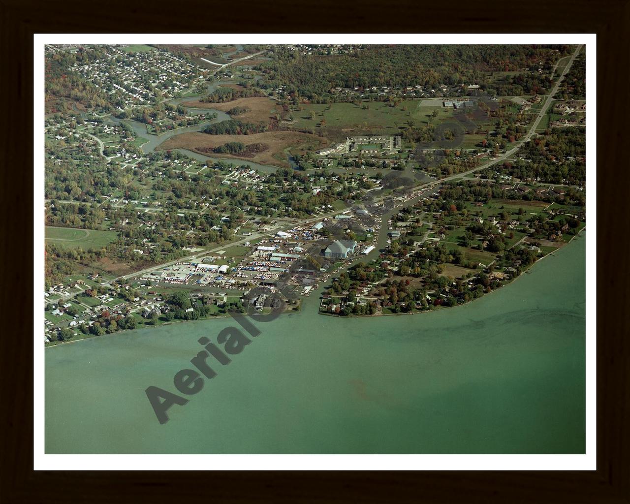 Aerial image of [2729] Salt River with Black Wood frame