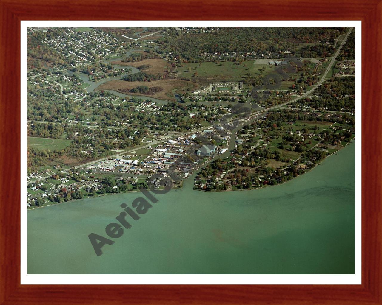 Aerial image of [2729] Salt River with Cherry Wood frame