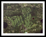 Aerial image of [2861] Orchard Lake Country Club in Oakland, MI with Black Metal frame