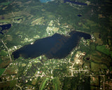 Aerial image of [2977] North Lake in Washtenaw, MI with No frame