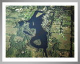 Aerial image of [3000] Lake Braemar in Oakland, MI with Silver Metal frame