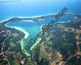 Aerial image of [3208] Lake Leelanau in Leelanau, MI with No frame