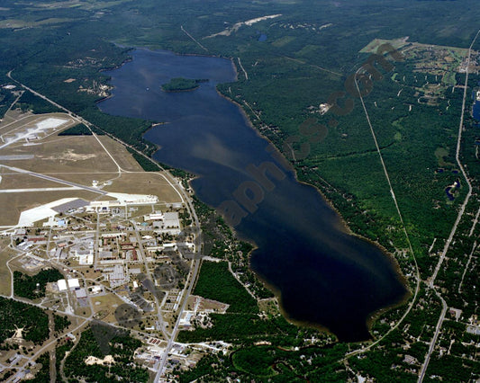 Aerial image of [3223] Van Etten Lake in Iosco, MI with No frame