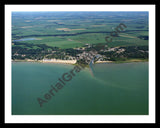 Aerial image of [3600] Caseville in Huron, MI with Black Metal frame