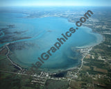 Aerial image of [3643] Anchor Bay with Canvas Wrap frame