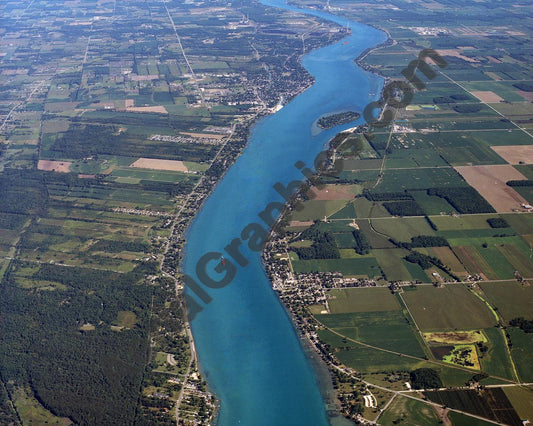 Aerial image of [3645] St. Clair River with No frame