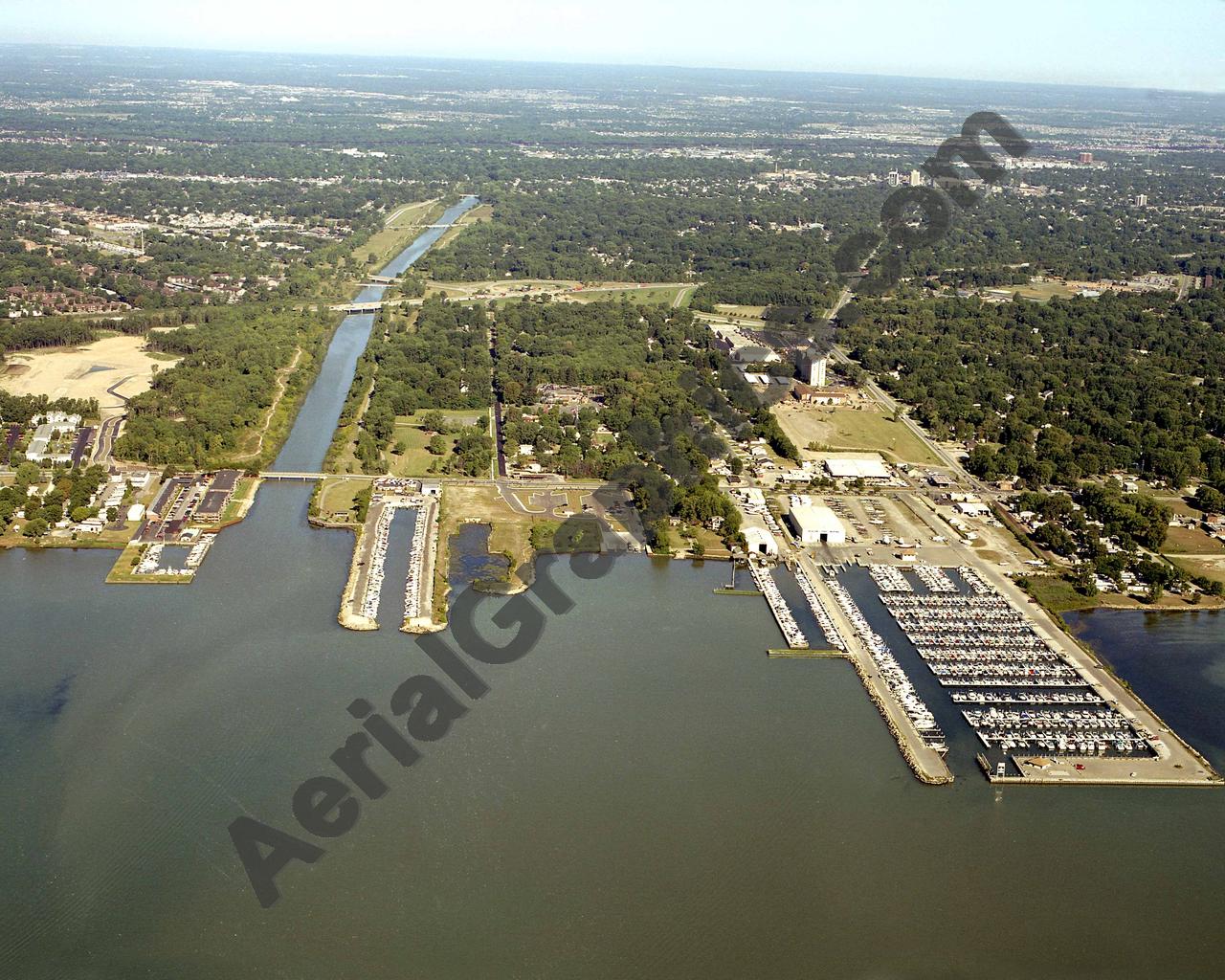 Aerial image of [3650] Clinton River Spillway with No frame