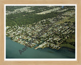 Aerial image of [3652] Pointe Rosa Subdivision with Natural Wood frame