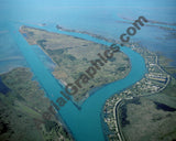 Aerial image of [3658] Seaway Island with Canvas Wrap frame