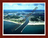 Aerial image of [3738] Grand Haven with Cherry Wood frame