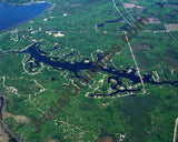 Aerial image of [386] James Lake in Roscommon, MI with No frame