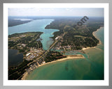 Aerial image of [3924] Elk Rapids with Silver Metal frame