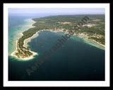 Aerial image of [3935] Harbor Springs with Black Metal frame