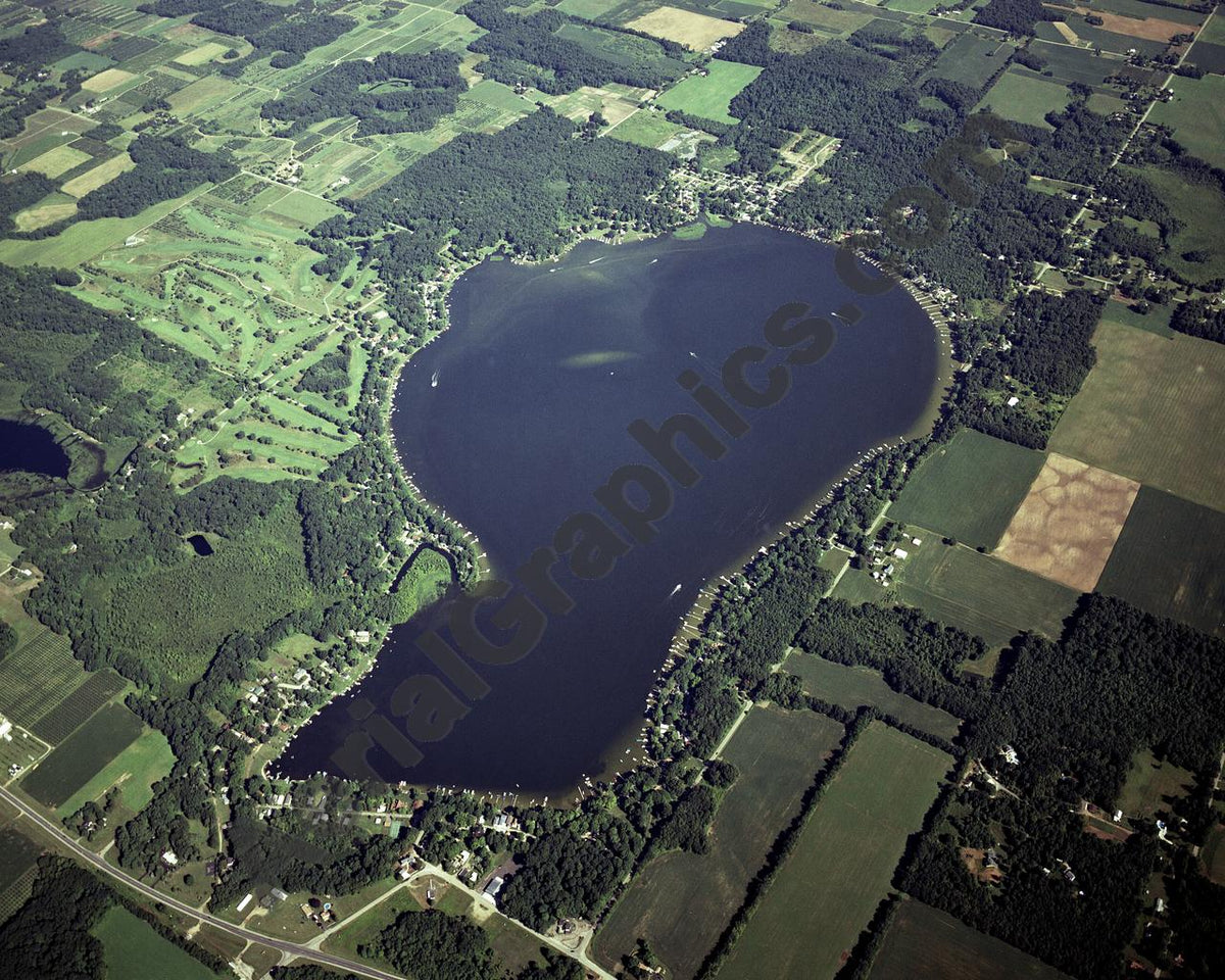 Aerial image of [3979] Indian Lake in Cass, MI with No frame