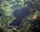 Aerial image of [3979] Indian Lake in Cass, MI with Canvas Wrap frame