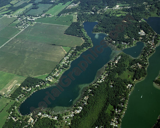 Aerial image of [3987] Baldwin Lake in Cass, MI with No frame