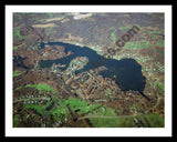 Aerial image of [4088] Lake Doster in Allegan, MI with Black Metal frame