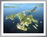 Aerial image of [4089] Benjamin Islands - F6 with Silver Metal frame