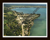 Aerial image of [4232] Fair Haven with Black Wood frame